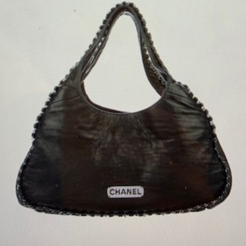 Chanel Lambskin Chain Hobo Bag